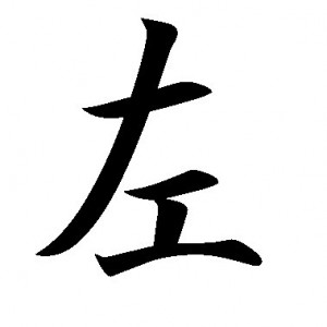 kanji-meaning-hidari