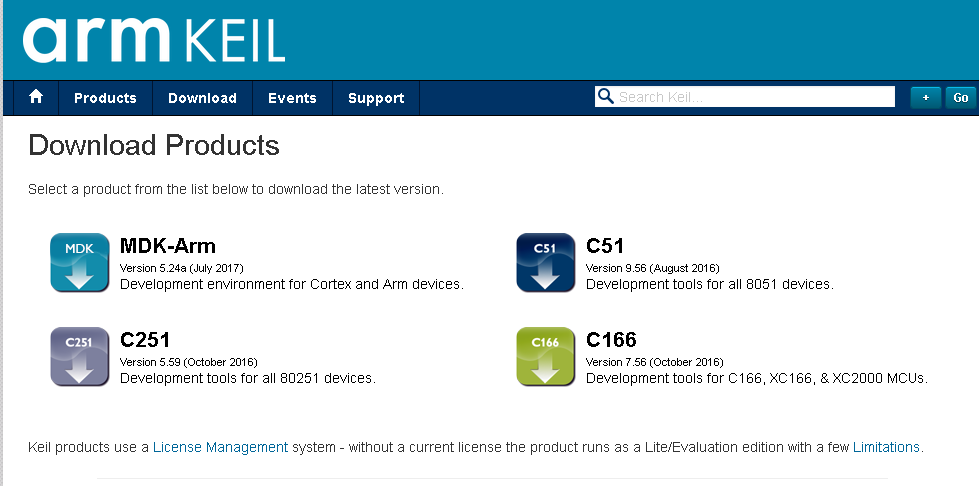 IDE – Keil UVision – Blotronics