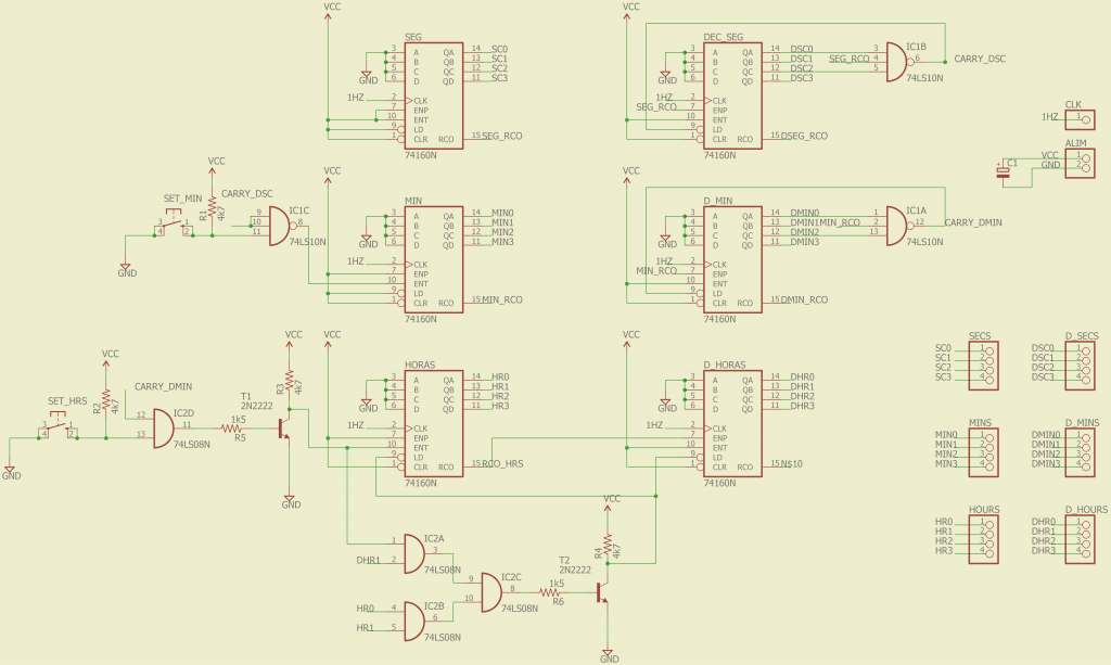 Digital Clock (part 3) Counter and multiplexer Blotronics